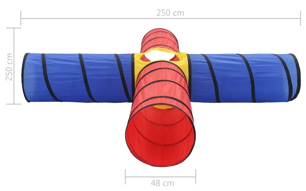 Tunel de joaca VidaXL 91797 (Multicolor)