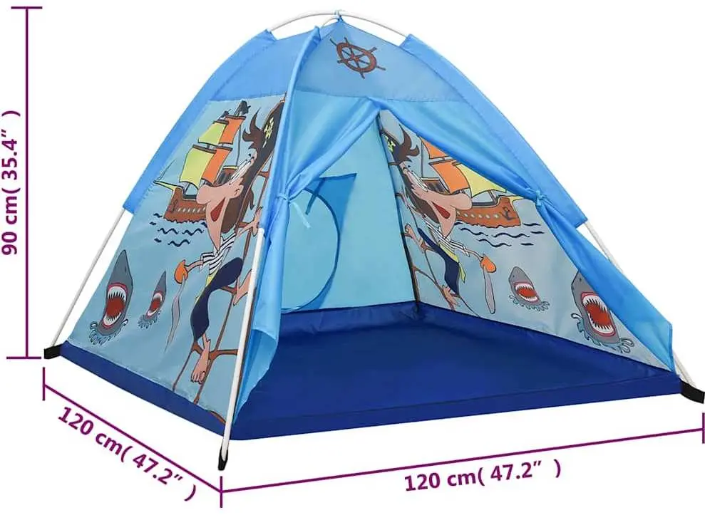 Палатка детская VidaXL 3107744 (Blue)
