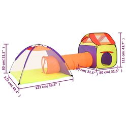 Cort cu tunel VidaXL 3107730 (Orange) Thumb