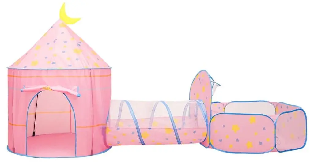 Cort cu tunel VidaXL 3107736 (Pink)
