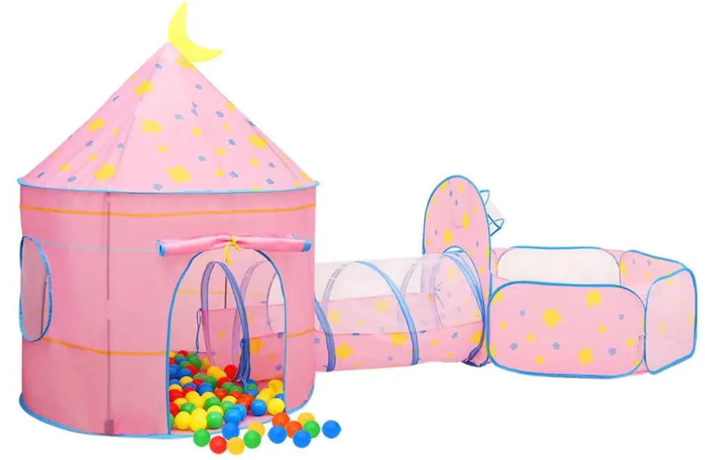 Cort cu tunel VidaXL 3107736 (Pink)