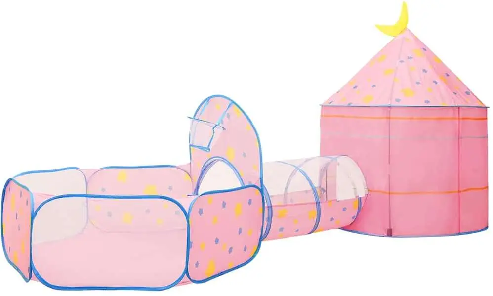 Cort cu tunel VidaXL 3107737 (Pink)