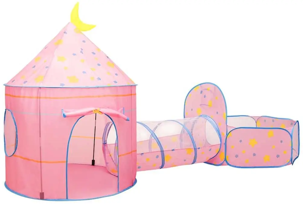 Cort cu tunel VidaXL 3107738 (Pink)