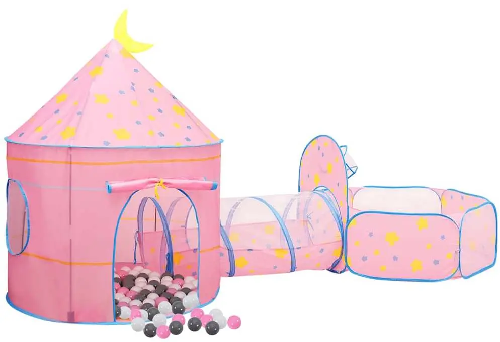 Cort cu tunel VidaXL 3107738 (Pink)