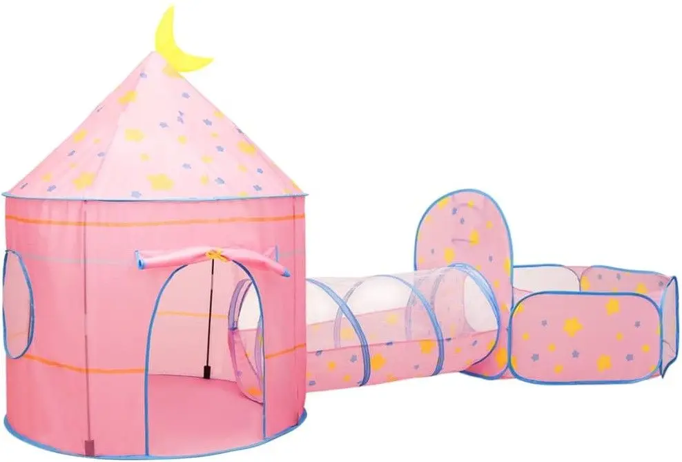Cort cu tunel VidaXL 93677 (Pink)