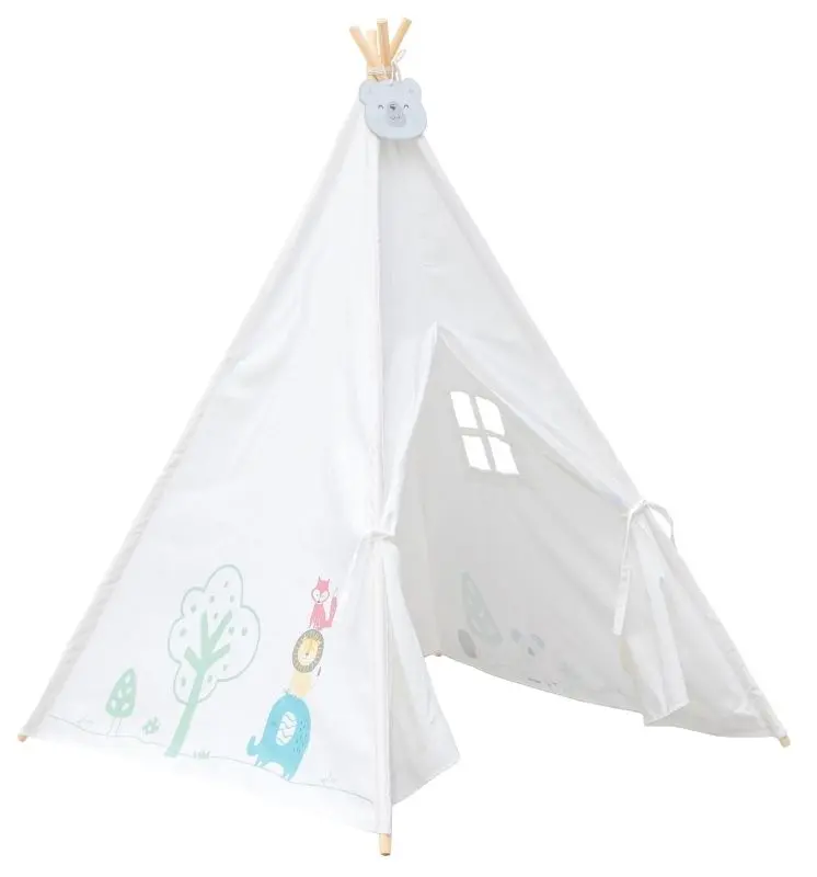 Cort de joaca Viga Toys Teepee Tent 44095 (White)