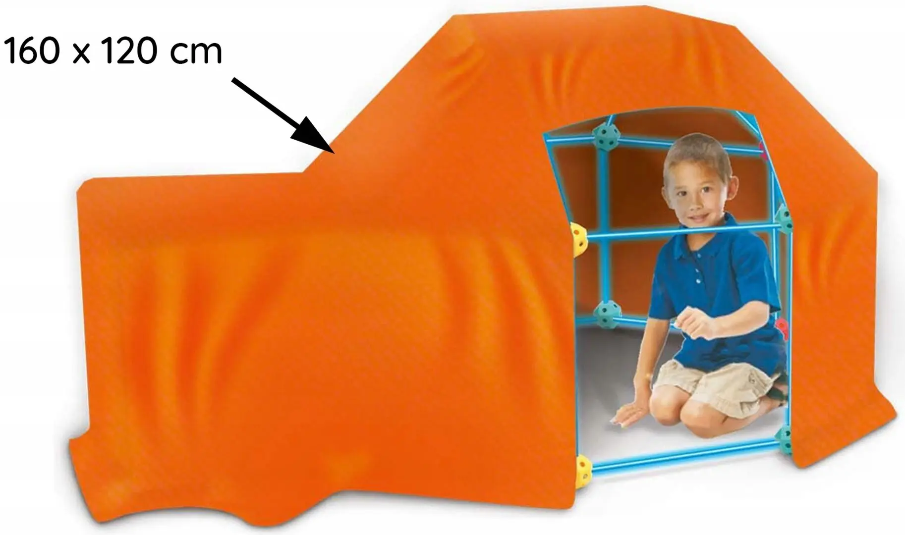 Cort pentru copii Woopie 42929 (Orange/Blue) - 2