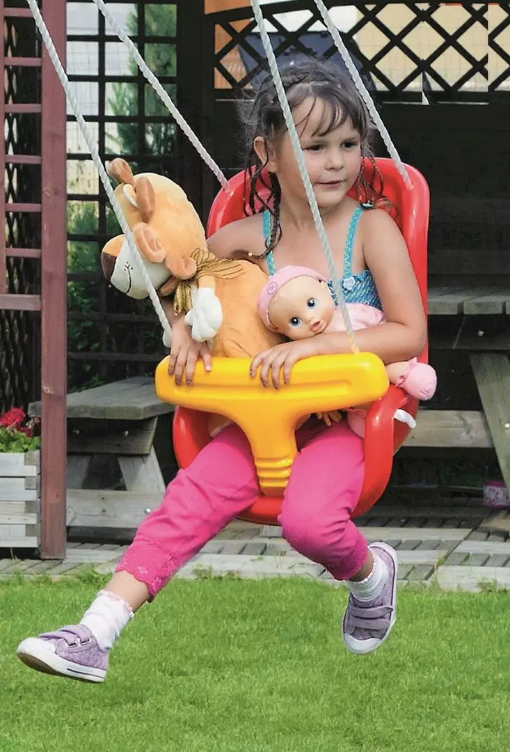 Leagan Fungoo Baby Big Seat (Red/Yellow) - 2