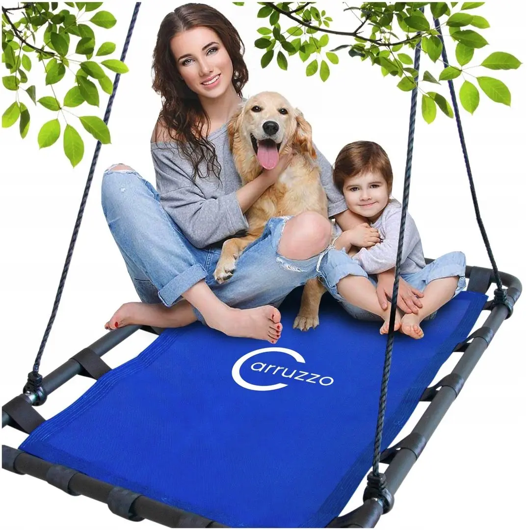 Качели-гнездо Carruzzo XXL HS2 (Blue/Black) - 3