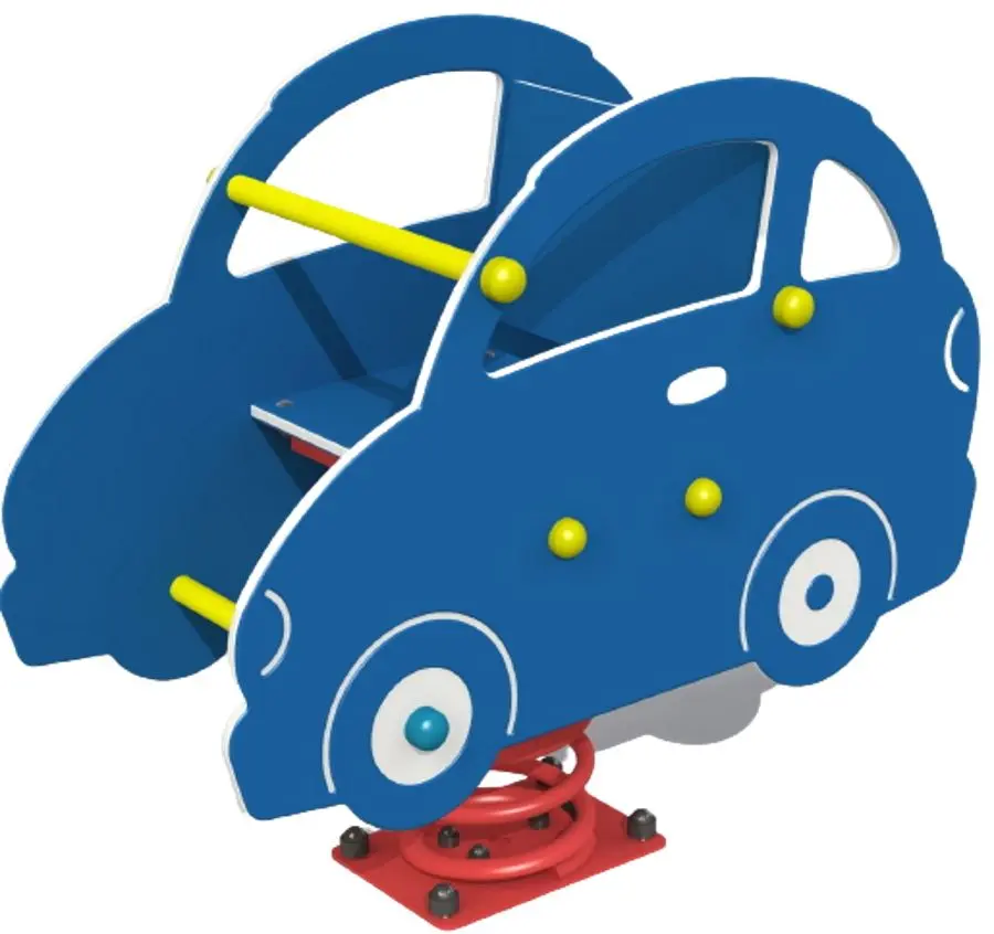 Balansoar pe arc elicoidal Copfer Car РТР 030-02 (Blue/Red)