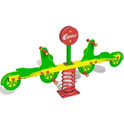 Balansoar pe arc elicoidal Copfer Motorcycle PTP 044-01 (Green/Red)