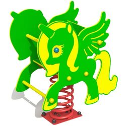 Balansoar pe arc Copfer Poni PTP 030-01 (Green/Yellow)