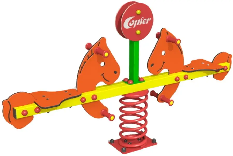 Качалка на пружине Copfer Pony PTP 044-03 (Orange/Red)
