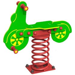 Balansoar pe arc elicoidal Copfer Scooter PTP 029-01 (Green/Red)
