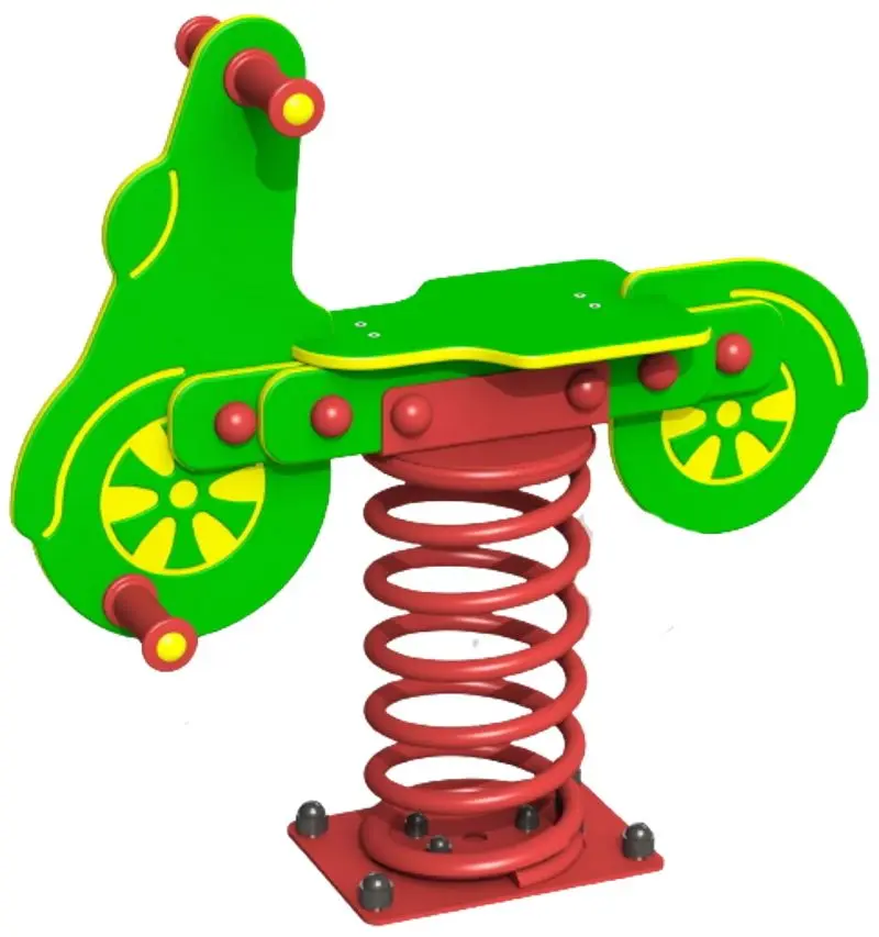 Balansoar pe arc elicoidal Copfer Scooter PTP 029-01 (Green/Red)