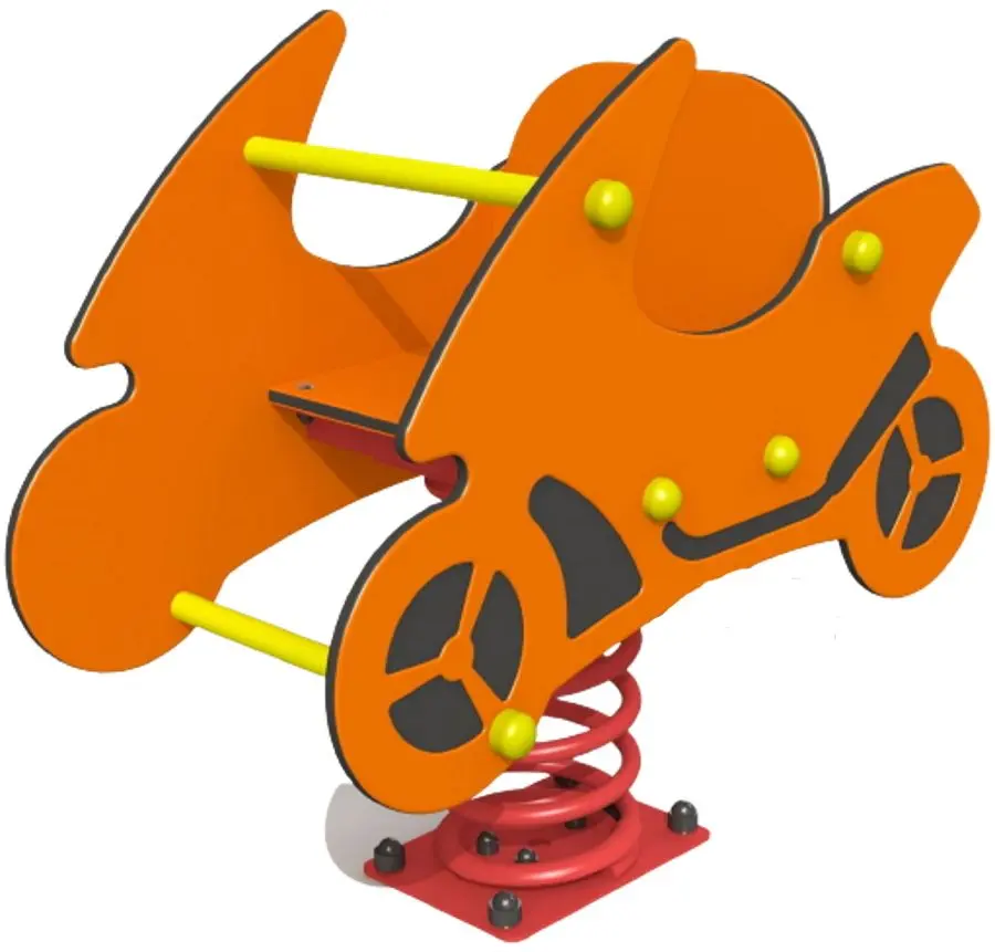 Balansoar pe arc elicoidal Copfer Scooter PTP 030-03 (Orange/Red)