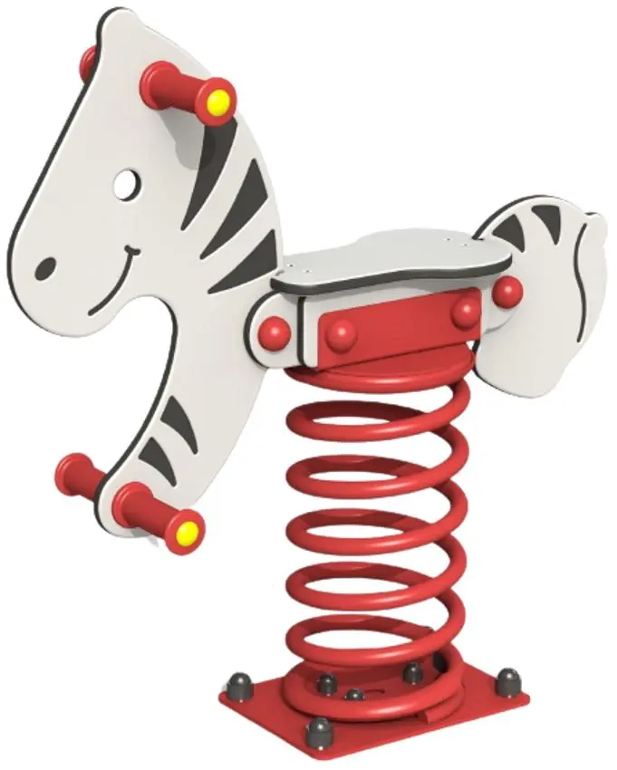 Balansoar pe arc elicoidal Copfer Zebra PTP 029-05 (White/Red)