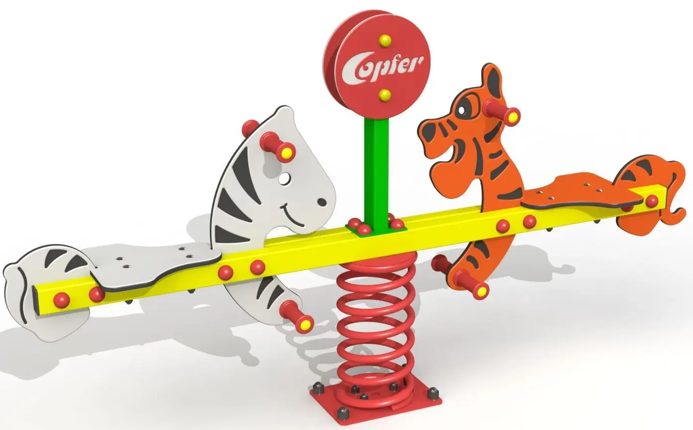 Качалка на пружине Copfer Zebra/Tiger PTP 044-56 (Multicolor)