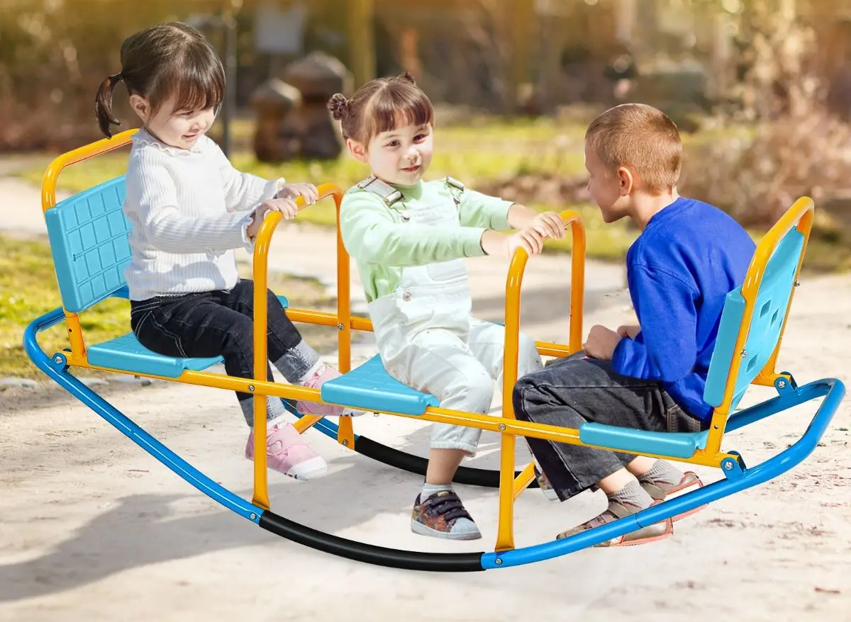 Balansoar Costway TS10005BL (Blue/Yellow)