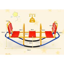 Balansoar Costway TS10005RE (Red) Thumb