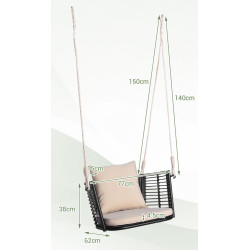 Leagan Costway HW71332BN (Beige) Thumb