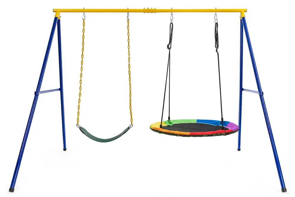 Качели Costway NP10525YE (Yellpw/Blue)