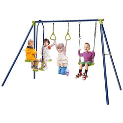 Качели Costway NP10766 (Blue/Green) Thumb