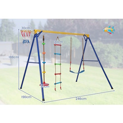 Качели Costway NP11344YE (Yellow/Blue) Thumb