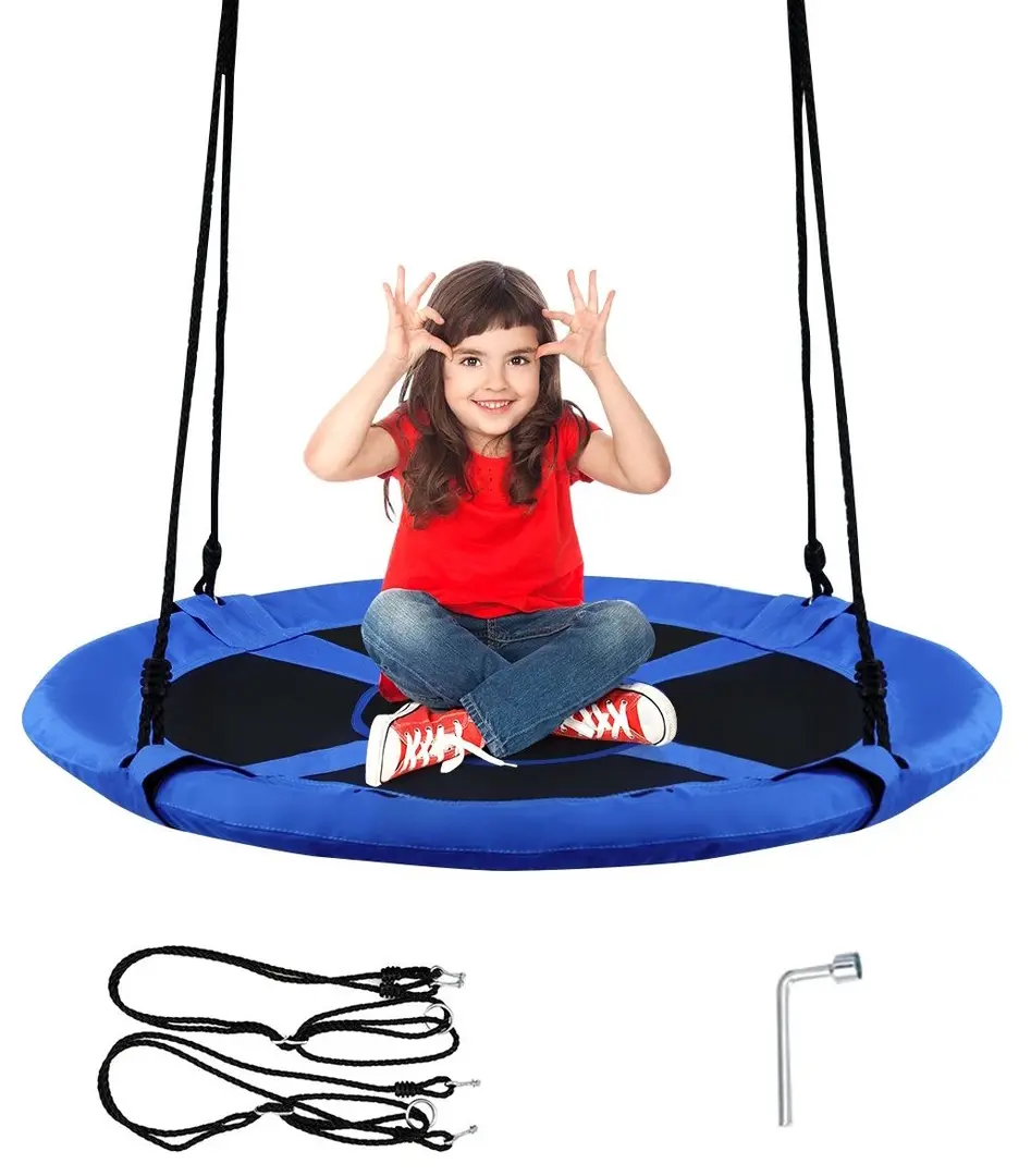 Leagan-cuib Costway NP11659BL (Blue/Black)