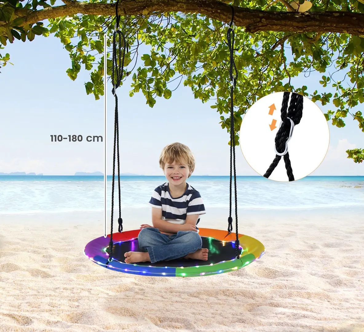 Качели-гнездо Costway NP12018CL (Multicolor)