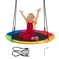 Качели-гнездо Costway OP70579CL (Black/Multicolor) Thumb