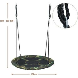 Качели-гнездо Costway OP70581 (Dark Green) Thumb