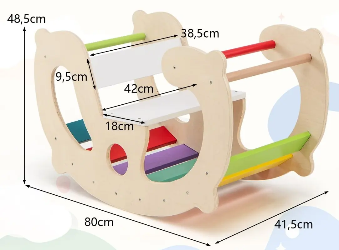 Pod balansoar Costway TS10141CL (Multicolor)