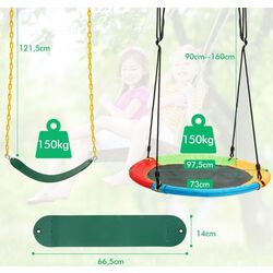 Набор качелей Costway NP10525-A (Multicolor) Thumb