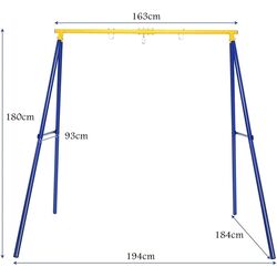 Stand pentru leagan Costway NP10554YE (Blue/Yellow) Thumb
