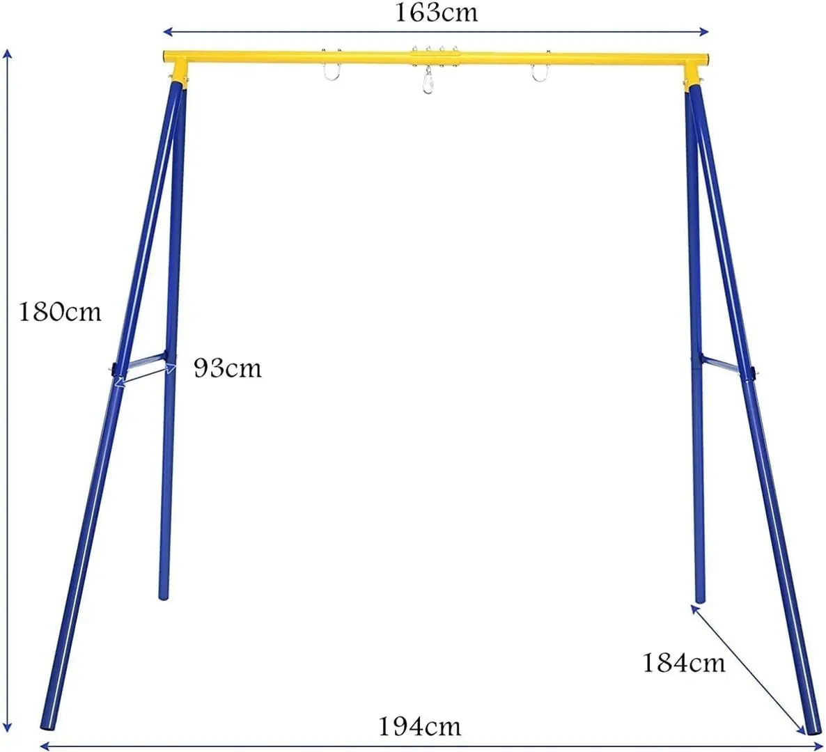 Stand pentru leagan Costway NP10554YE (Blue/Yellow)