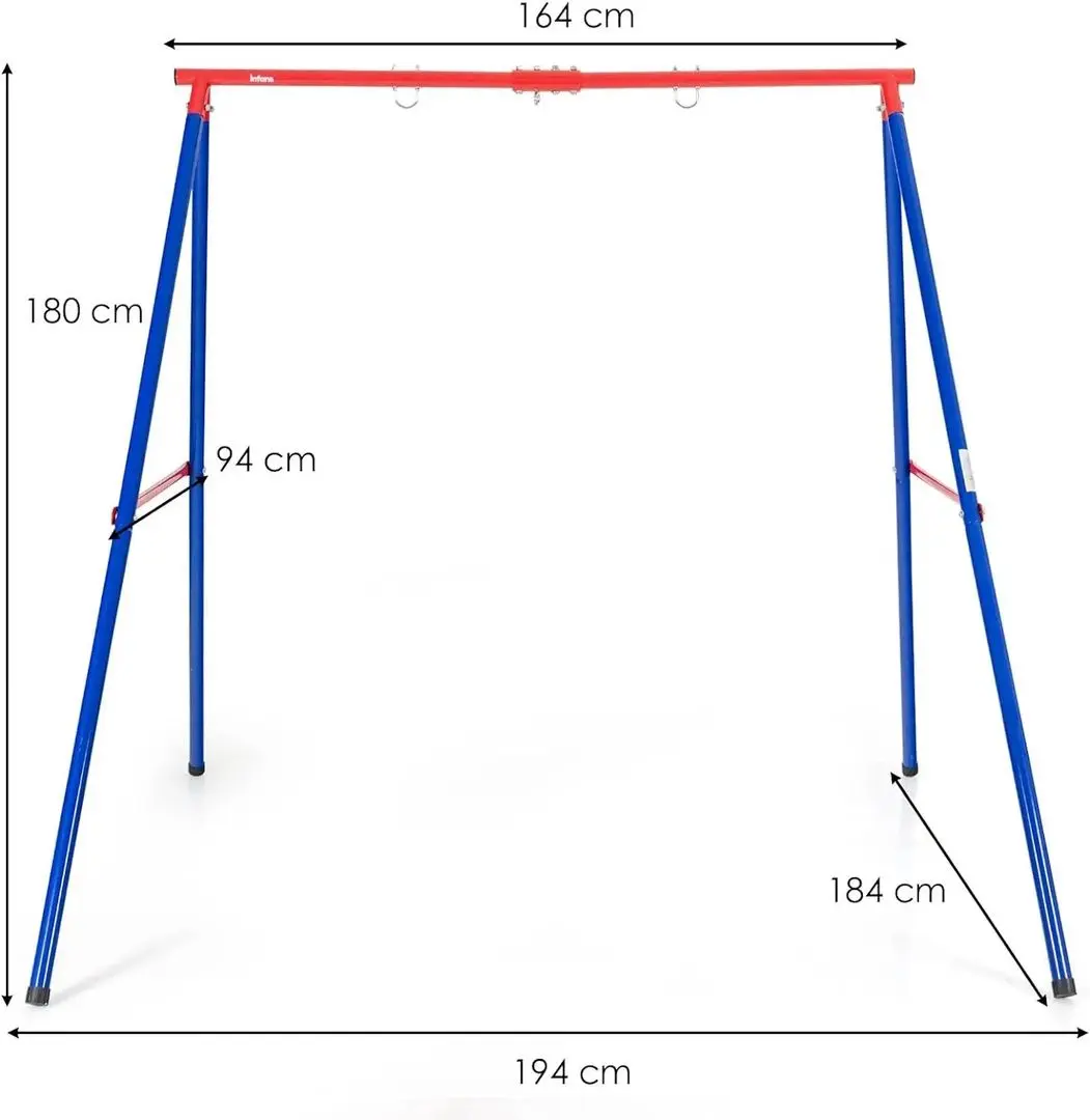 Стойка для качели Costway NP10554RD (Red/Blue) - 4