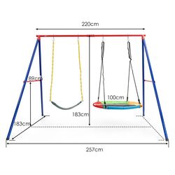 Стойка для качели Costway NP10566-1RE (Blue/Red) Thumb