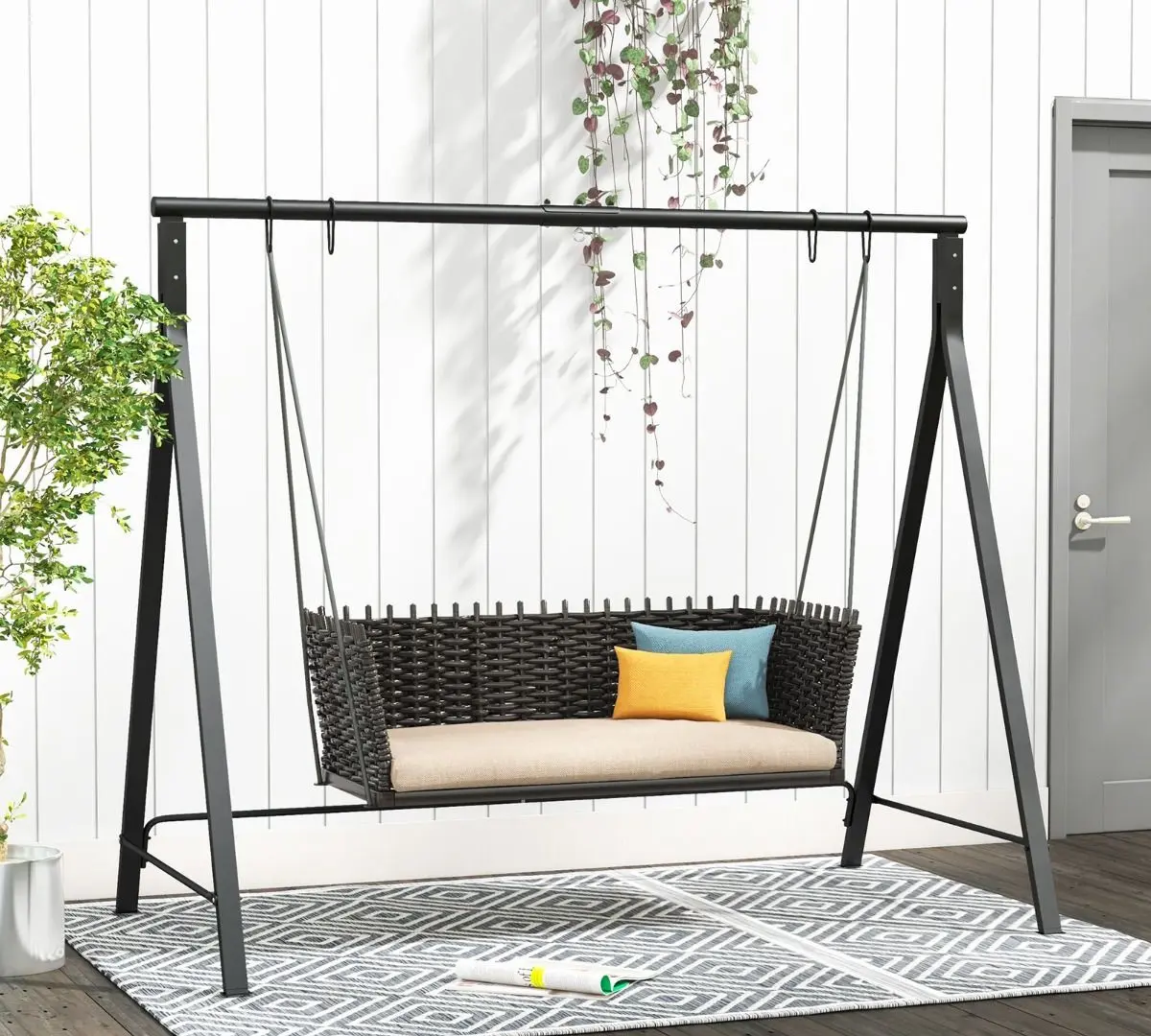 Stand pentru leagan Costway NP11311DK (Black) - 2