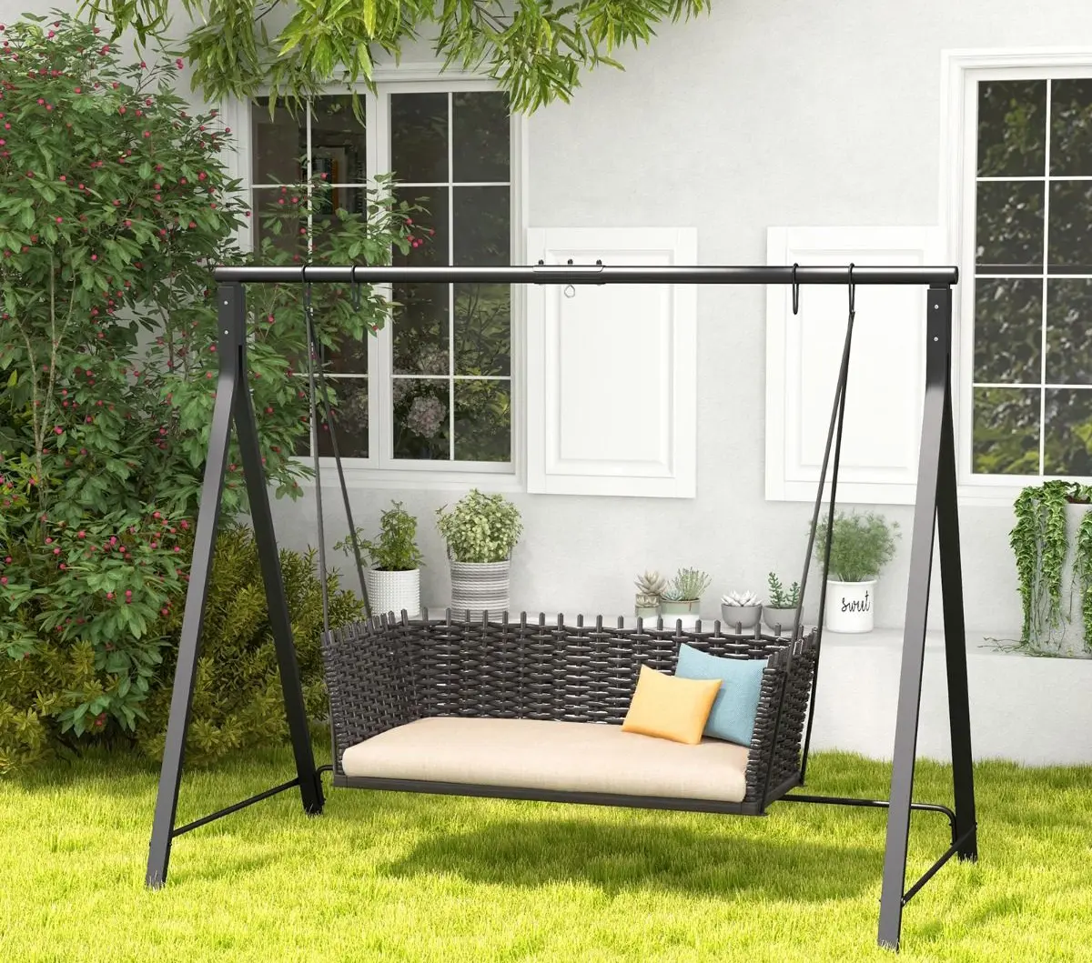 Stand pentru leagan Costway NP11311DK (Black) - 3