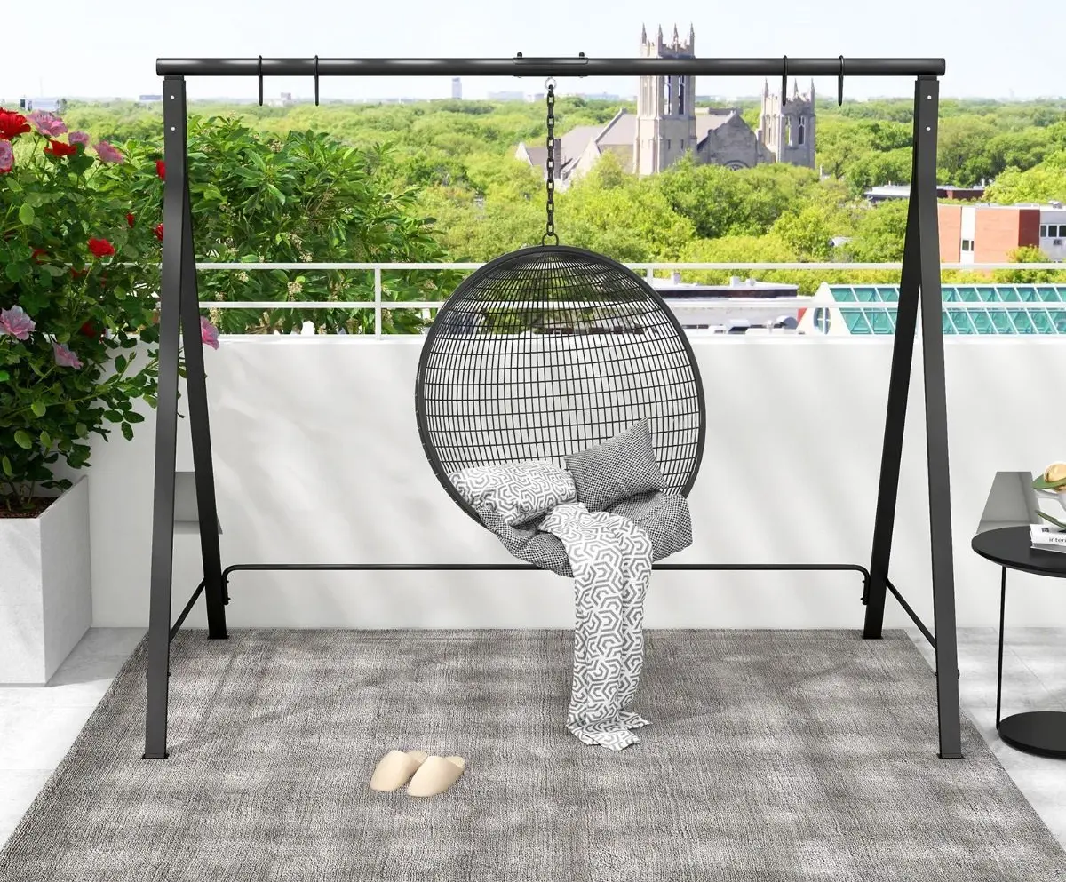 Stand pentru leagan Costway NP11311DK (Black) - 4