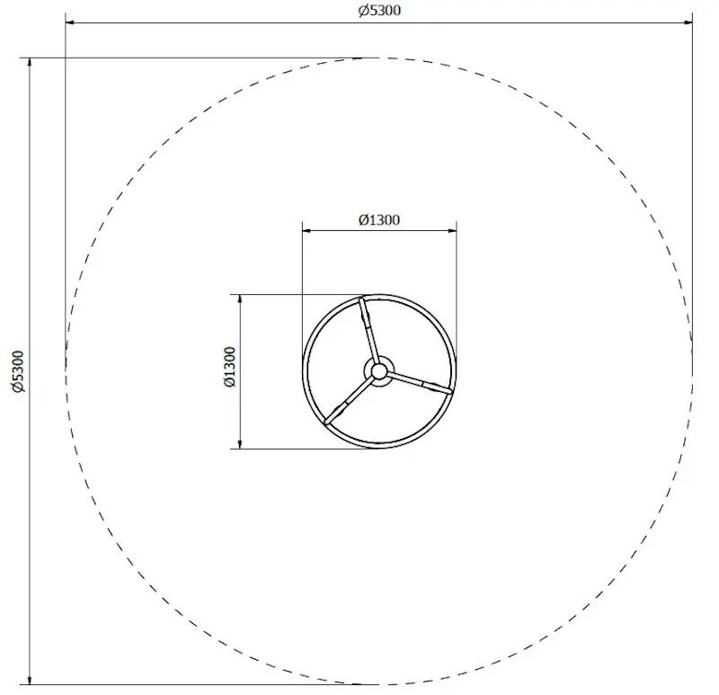 Carusel pentru copii DastimArt 409 (Orange/Graphite) - 2