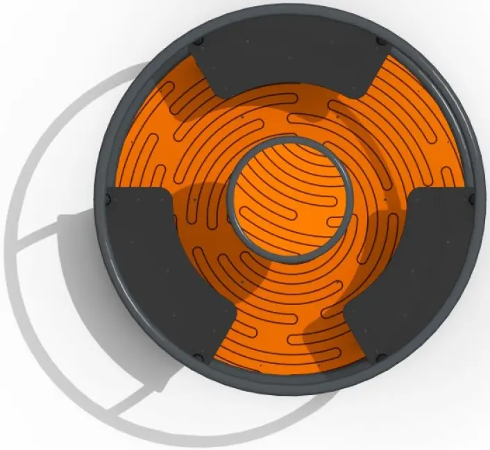 Carusel pentru copii DastimArt 410 (Orange/Graphite) - 2