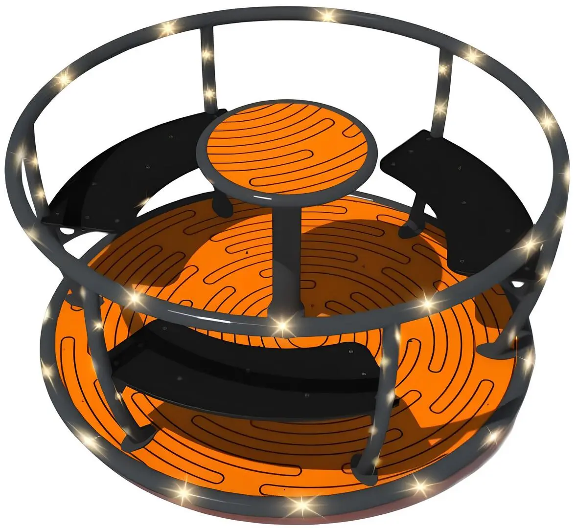 Carusel pentru copii DastimArt 410 (Orange/Graphite)