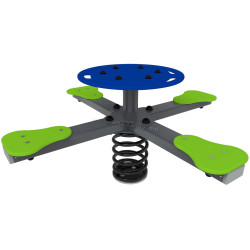 Balansoar pe arc DastimArt 202 (Blue/Green/Grey)