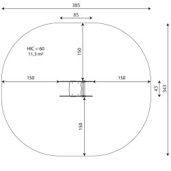 Balansoar pe arc DastimArt 206 (White/Orange) Thumb