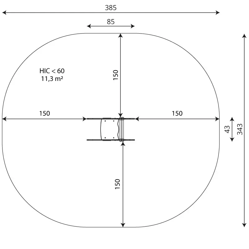 Balansoar pe arc DastimArt 206 (White/Orange) - 3