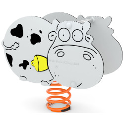 Balansoar pe arc DastimArt 206 (White/Orange)