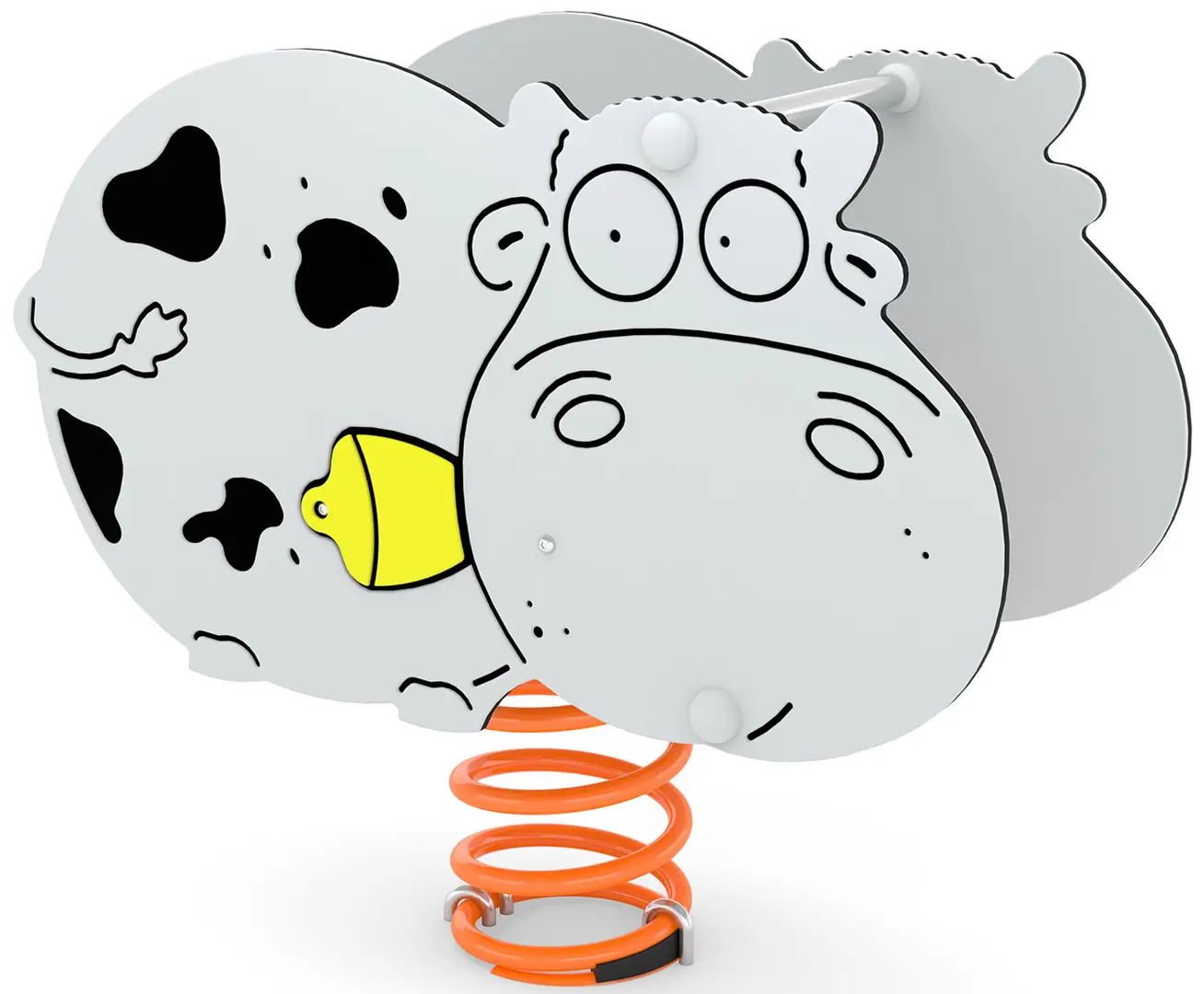 Balansoar pe arc DastimArt 206 (White/Orange)