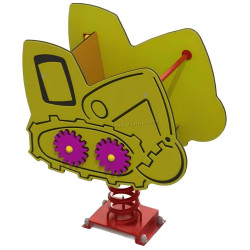 Balansoar pe arc DastimArt 210 (Yellow/Purple/Red)